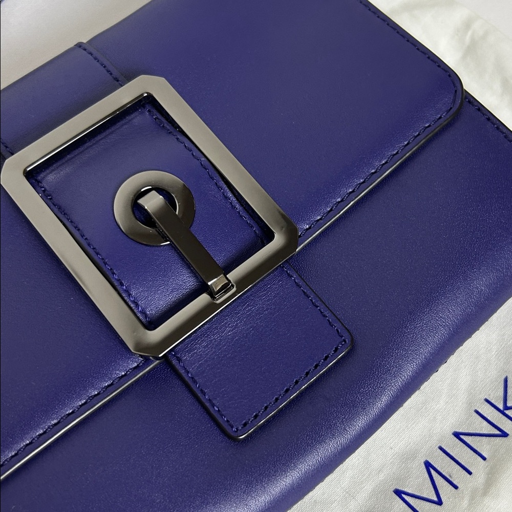 Rebecca Minkoff Navy/Purple Leather Crossbody - Picture 2 of 13